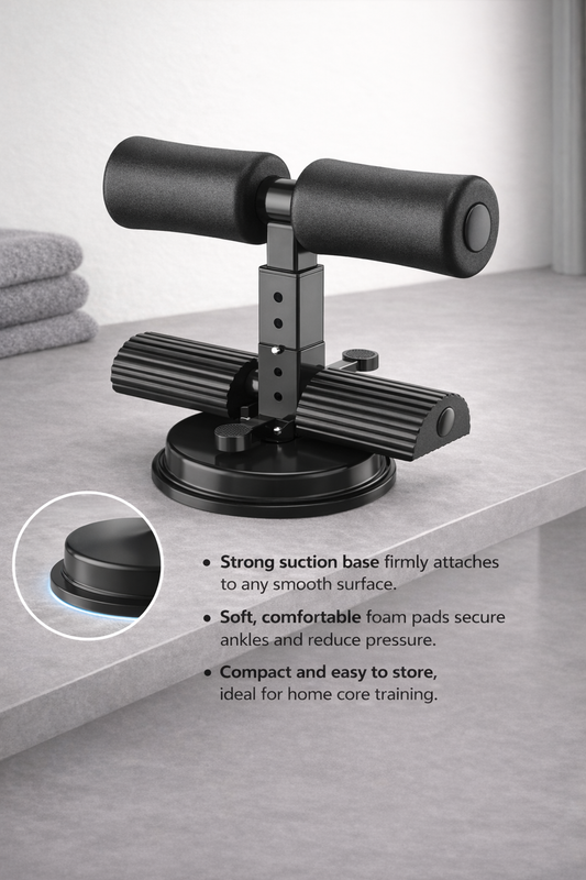 Suction Sit-Up Assistant for Home Fitness